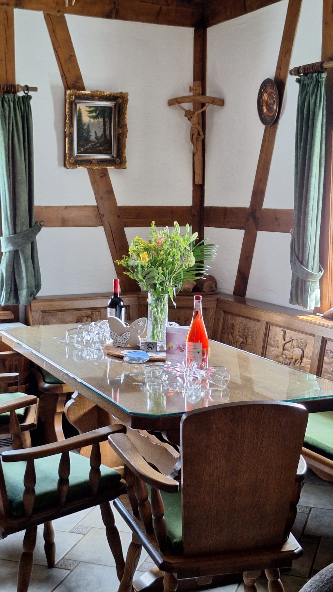 Weintasting-Abend im gemütlichen Landhausambiente